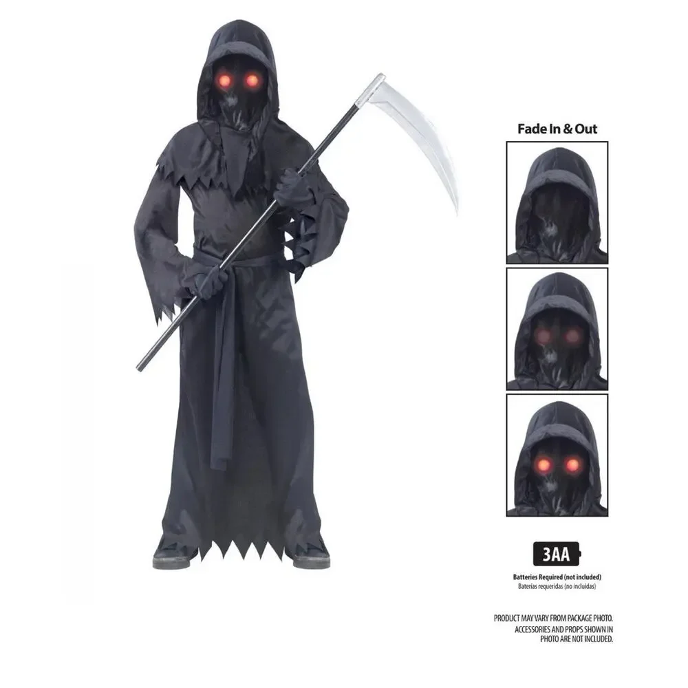 New Fun World Fade In/Out Unknown Phantom Halloween Costume Size L 10-12 Boy's